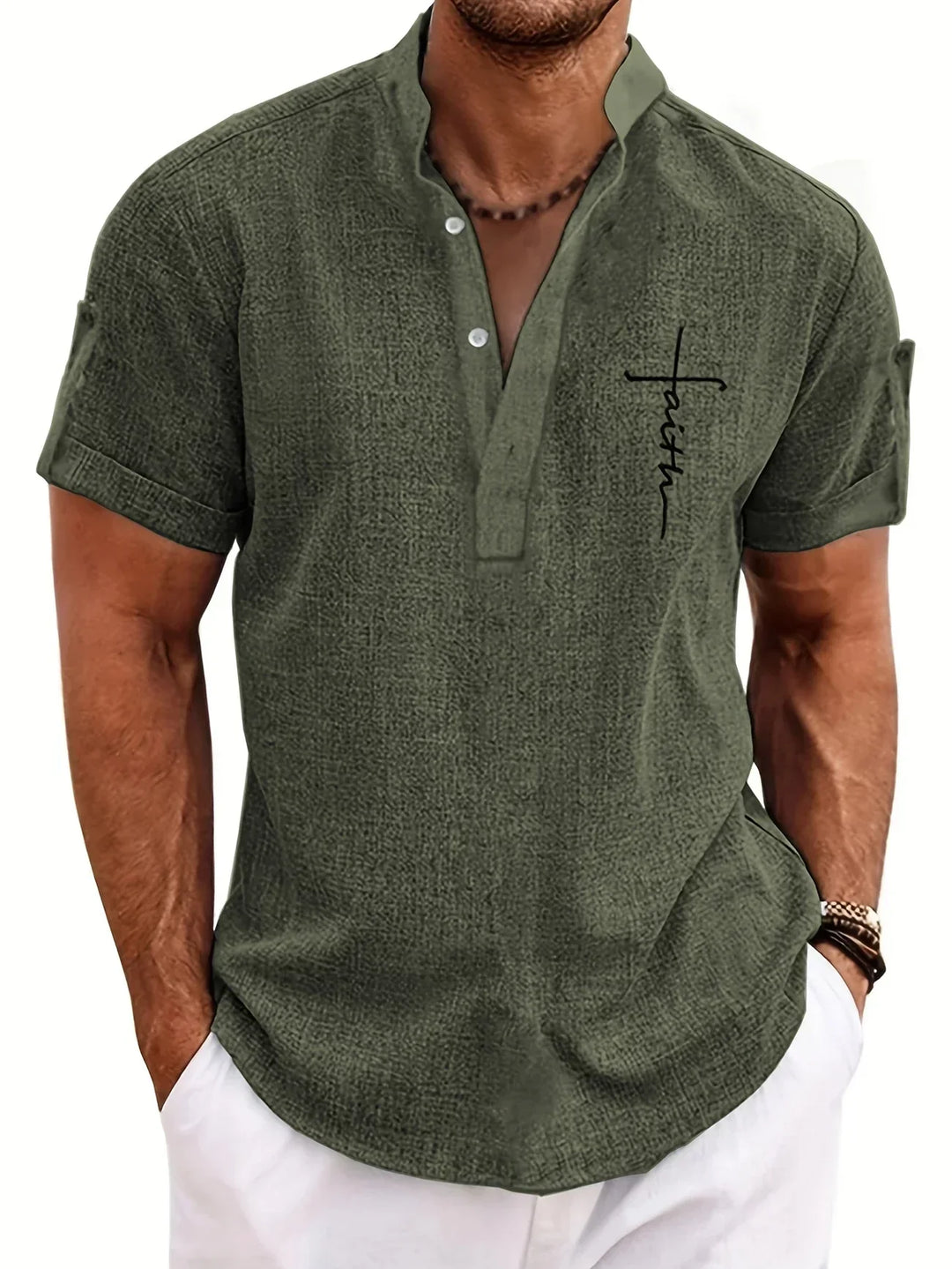 James | Elegant Short-Sleeved Shirt