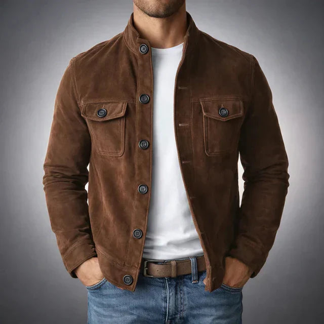Freddie | Classic Pocket Suede Jacket