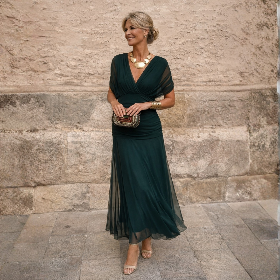 Rossane | V-Neck Maxi Dress