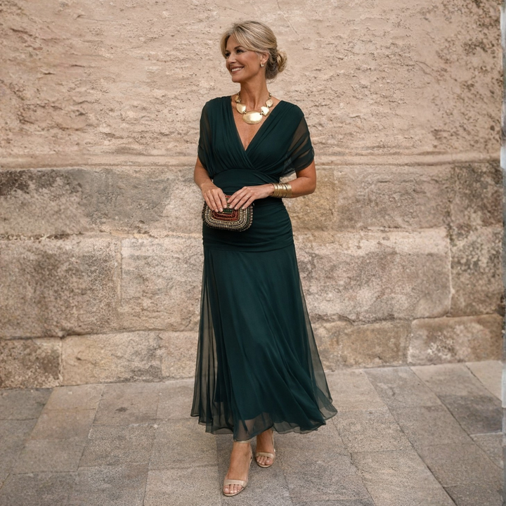 Rossane | V-Neck Maxi Dress