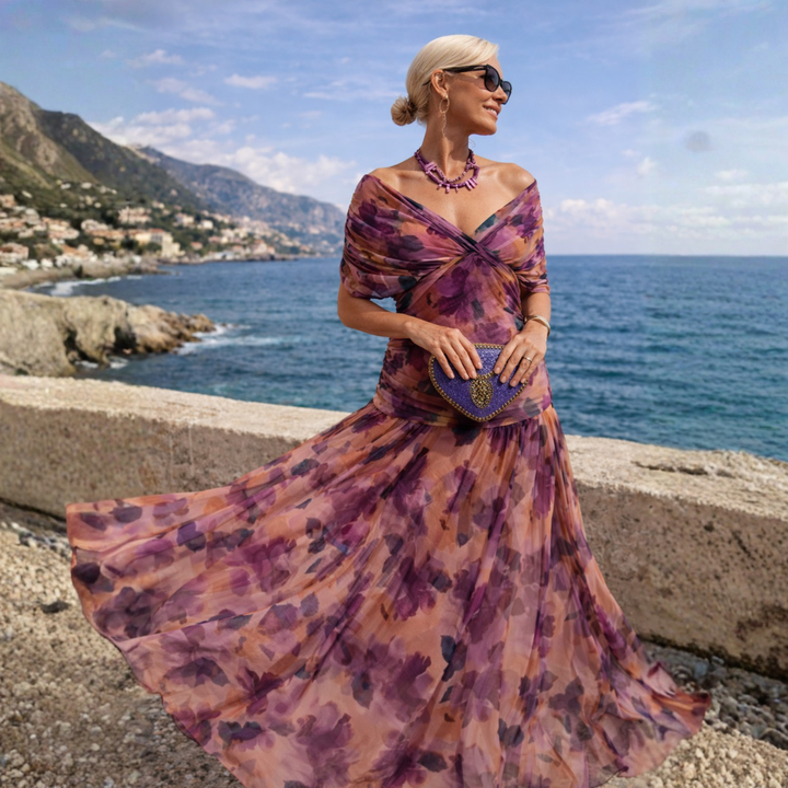 Rossane | V-Neck Maxi Dress