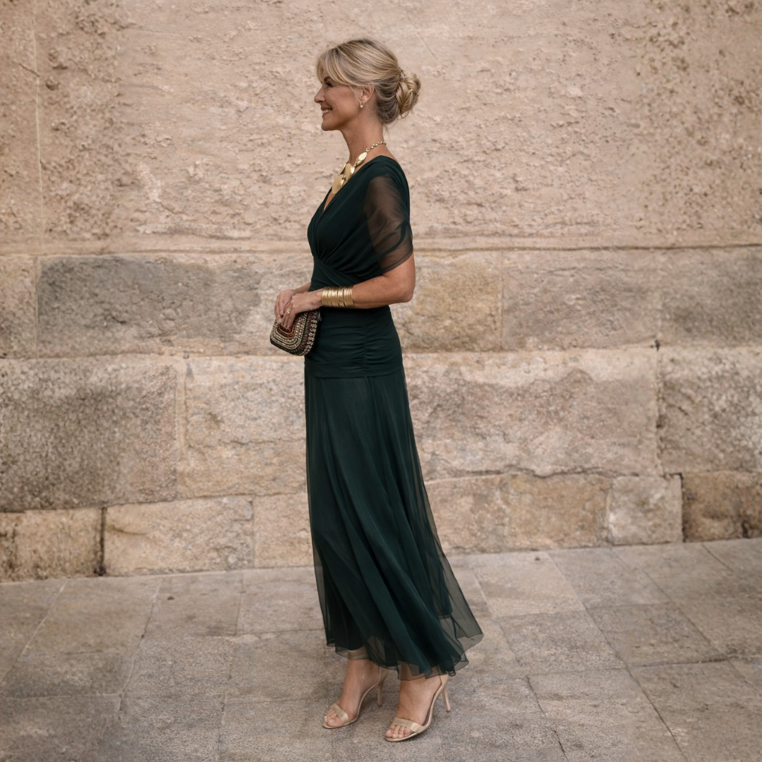 Rossane | V-Neck Maxi Dress