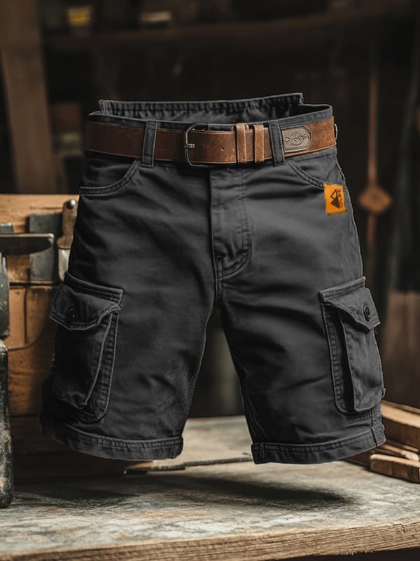 Cazel | Retro cargo shorts with multiple pockets