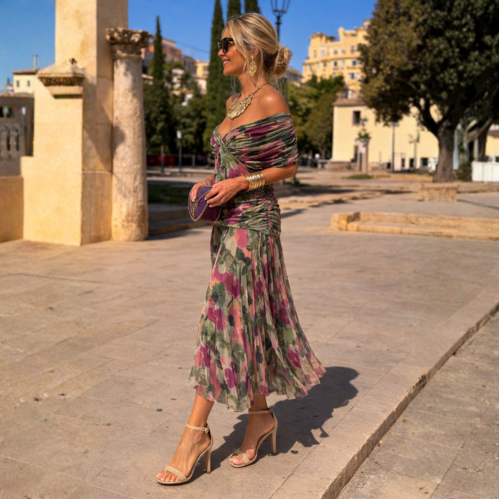 Rossane | V-Neck Maxi Dress