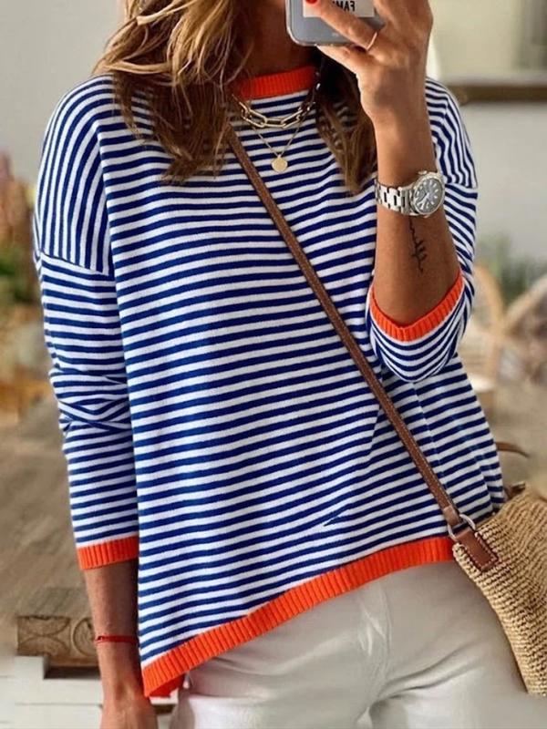 Sophie | Striped Long-Sleeved Top