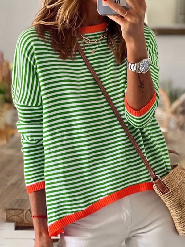 Sophie | Striped Long-Sleeved Top