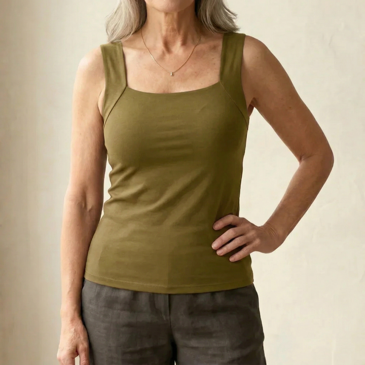 Roxanne | Built-In Comfort Bra Tank Top
