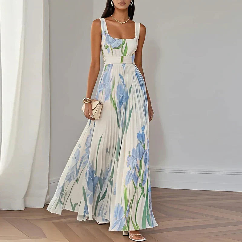 crochet sleeve maxi dress Hilary Crochet Maxi Dress