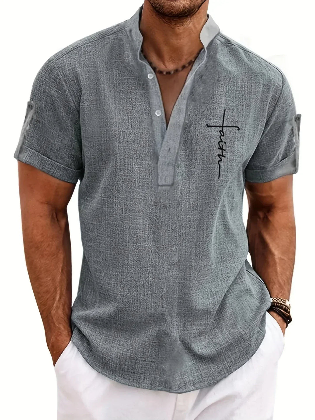James | Elegant Short-Sleeved Shirt