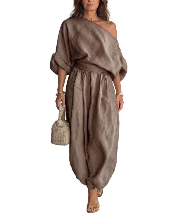 Jane | Elegant Off-Shoulder 2 Piece Set